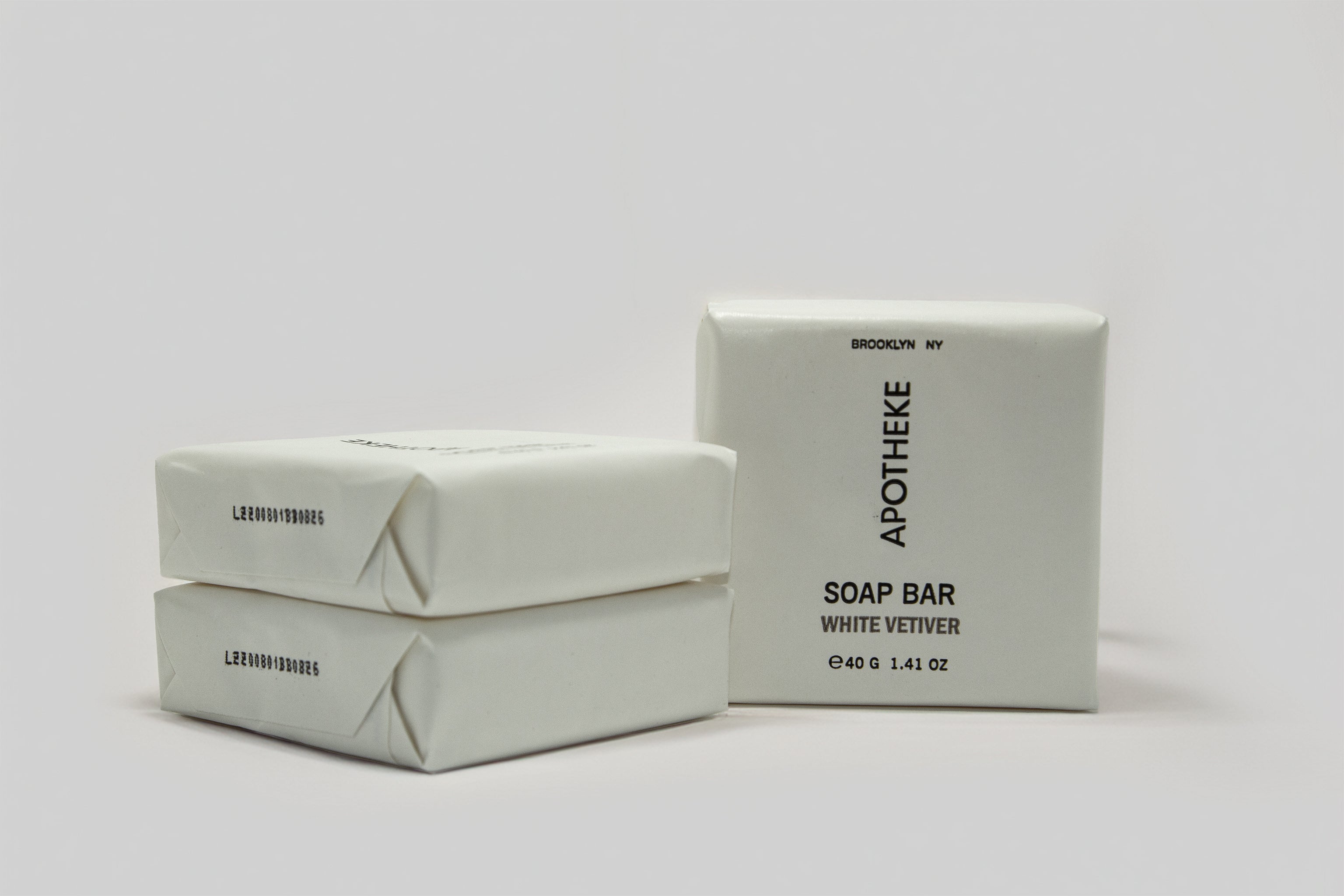 White Vetiver Travel Soap Set (3 Bars)